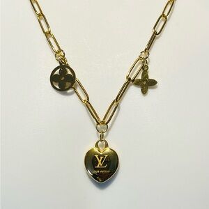 Elegant Gold Charm Necklace